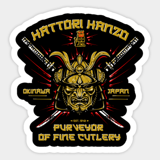 Hattori Hanzo Purveyor of Fine Cutlery Sticker